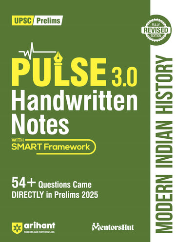Combo of Pulse 3.0 Hand Written Notes Geography, Art & Culture, Modern Indian History, Ancient & Medieval India,Environment & Eco., Indian Polity, Indian Eco., Sci. & Tech, UPSC Through Maps | With Free Headline Current Affairs 2026 | English Medium