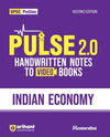 Pulse 2.0 Handwritten Notes to Video Books Indian Economy for UPSC, State PCS & Other Competitive Exam | Revised 2nd Edition | English Medium