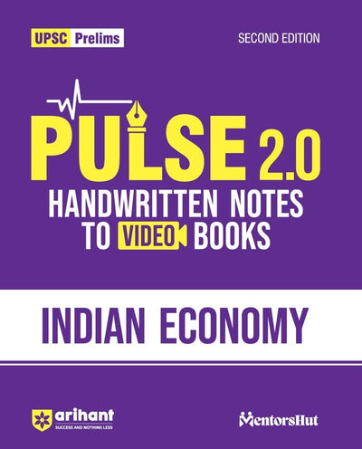 Pulse 2.0 Handwritten Notes to Video Books Indian Economy for UPSC, State PCS & Other Competitive Exam | Revised 2nd Edition | English Medium