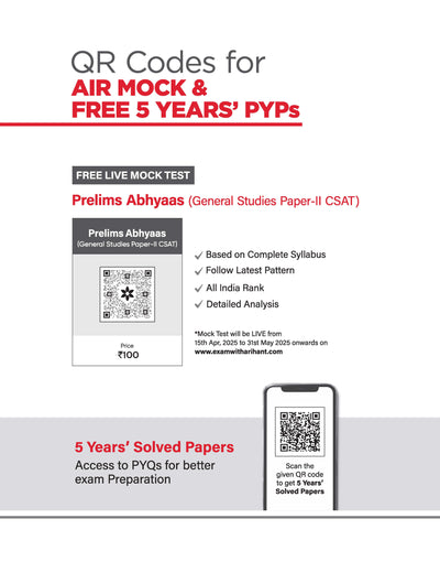 UPSC IAS Pre Exam 2025 | Prelims Abhyaas 30+ Test | General Studies Paper-1 | English Medium