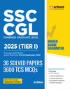 SSC CGL (TIER l) Exam 2025| 36 Solved Papers, 3600 TCS MCQ | 3rd Edition | English Medium