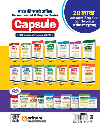 History (Itihas) Capsule Handwritten Notes | Short Notes for SSC, Railway, Police, NDA, CDS, CAPF & State PCS | 2nd Revised Edition