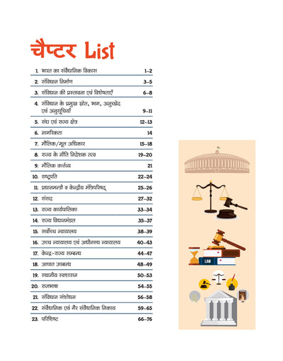 Polity (Rajvyavastha) Capsule Handwritten Notes | For SSC, Railway, Police, CDS, CAPF and other Competitive Exam | Hindi Medium