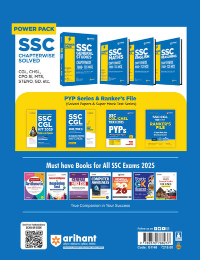SSC CGL/CHSL (Tier-II) Exam 2025 PYQs (Previous Year Question Paper) 2025-2023 | English Medium