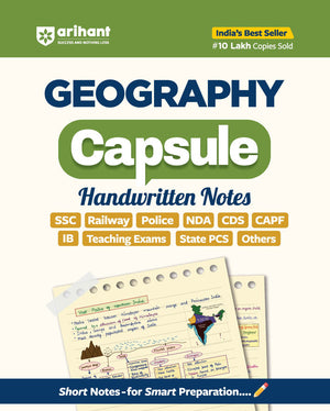 Geograpgy Capsule Handwritten Notes | For SSC, Railway, Police, NDA, CDS, CAPF, PCS & Teaching & Other Competitive Exams
