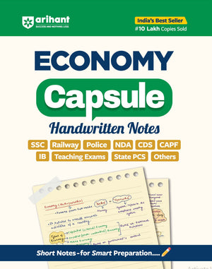 Economy CapsuleHandwritten Notes | For SSC, Railway, Police, CDS, CAPF and other Competitive Exam