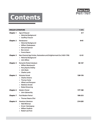 Black Board Series PGT/TGT English | Chapterwise Solved Papers | 5000+ MCQs with Explanations | For LT Grade, GIC, DSSSB, Asst. Professor, KVS, NVS, RPSC, BPSC & Other Teacher Exams
