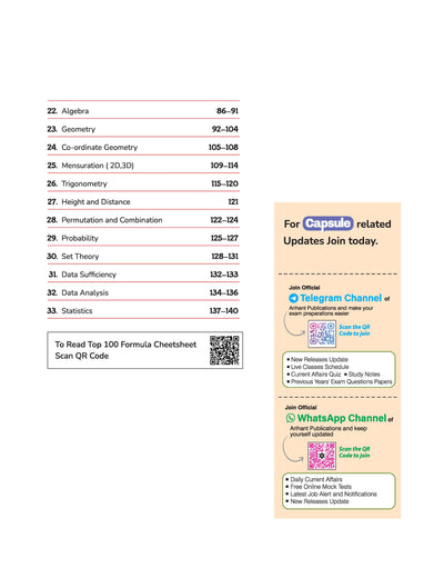 Maths Capsule Handwritten Notes | For SSC, Railway, Police, Banking, AFCAT, CSAT & Other Exams