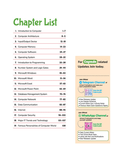 Computer Knowledge Capsule Handwritten Notes | For SSC, Railway, Police, Banking, AFCAT, CSAT & Other Exams