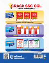 Back cover of Arihant SSC CGL Tier 1 and 2 Quantitative Aptitude Capsule Pro Notes textbook for CGL, CHSL, MTS, and CPO exams featuring mathematical classification trees, divisibility rules, and long division calculation flowcharts