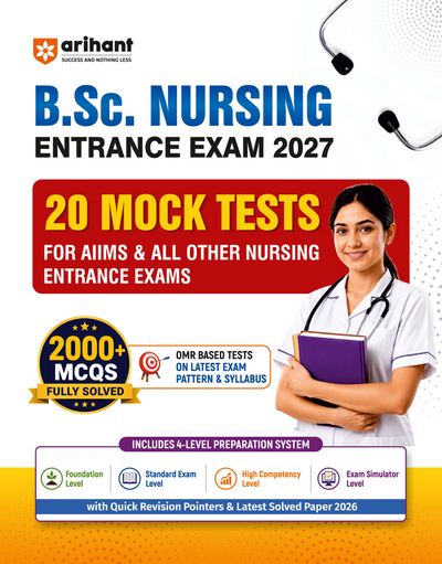 B.ScNursing Entrance Exam 2027 (20 Mock Tests For AIIMS & All Other Nursing Entrance Exam )