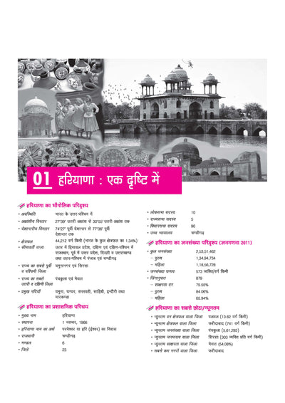 Haryana Digdarshan ek Sampuran Addhyan (Samanya Gyan) | With Colored Maps and 23 District Coverage | For HPSC, HSSC & other Competitive Exam