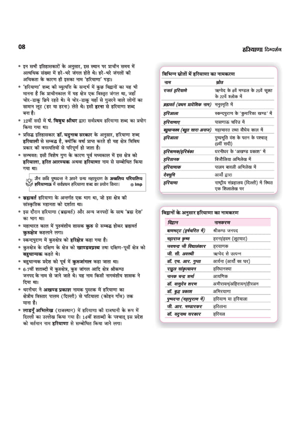Haryana Digdarshan ek Sampuran Addhyan (Samanya Gyan) | With Colored Maps and 23 District Coverage | For HPSC, HSSC & other Competitive Exam
