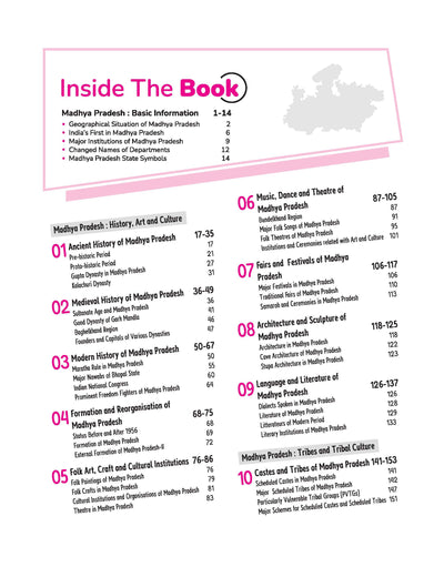 Know Your State Madhya Pradesh (General Knowledge)| for MPPSC & State Exams | With Coloured Maps, Practice MCQs, PYQs & Budget 2025–26
