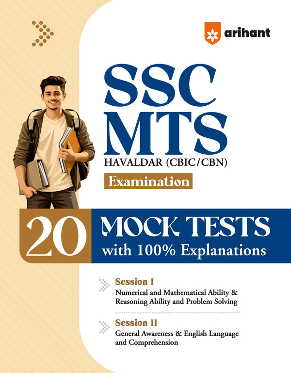 SSC MTS & Havaldar (CBIC/CBN) Exam 2027 | 20 Mock Tests with 100% Detailed Explanations | Session I & II | Complete Practice Based on Latest Exam Pattern