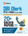 SBI Clerk Pre + Main Exam 2026 | 20+ Solved Papers 2025–2009 | Detailed Solutions to Every Question | Collection of Authentic Previous Years’ Papers