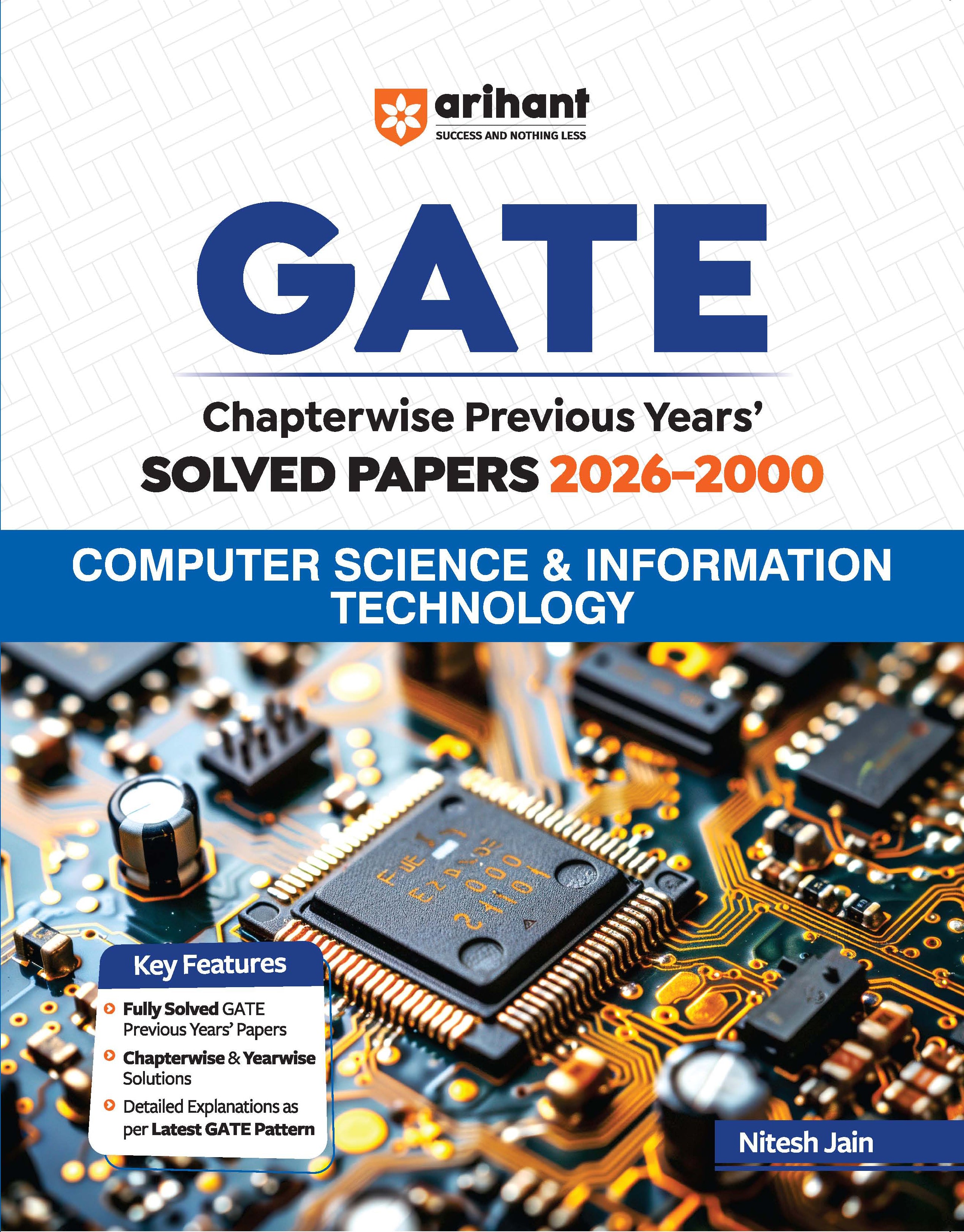 Best GATE Computer Science Solved Papers Book 2026 – arihantbooks