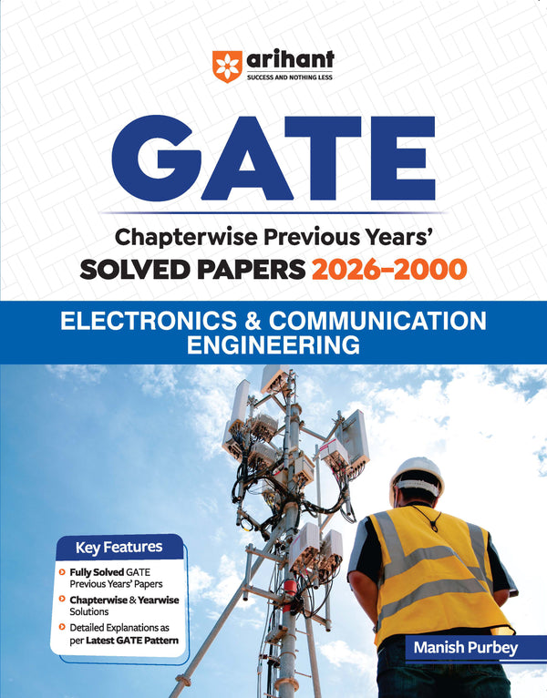 GATE Electronics & Communication Engineering Chapterwise Solved Papers 2026–2000 |Chapterwise & Yearwise Detailed Explanations as per GATE Pattern