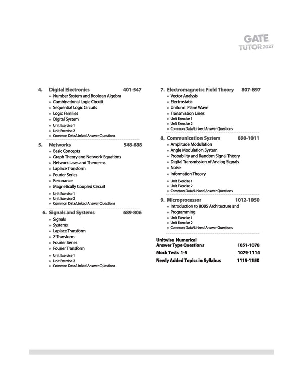 GATE Tutor 2027 Electronics & Communication Engineering | Solved Papers 2023–2026 & 5 Mock Tests | Complete GATE Preparation Book | Ankit Goel, Alka Singh