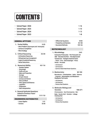 GATE Tutor 2027 Biotechnology | Solved Papers 2023–2026 & 3 Mock Tests | Complete ECE Preparation Book | Pfo. BM Agarwal, Akansha Singhal, Vidhika Goel