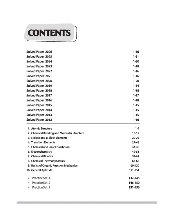 GATE Chemistry Chapterwise Solved Papers 2026–2000|Chapterwise & Yearwise Detailed Explanations as per GATE Pattern