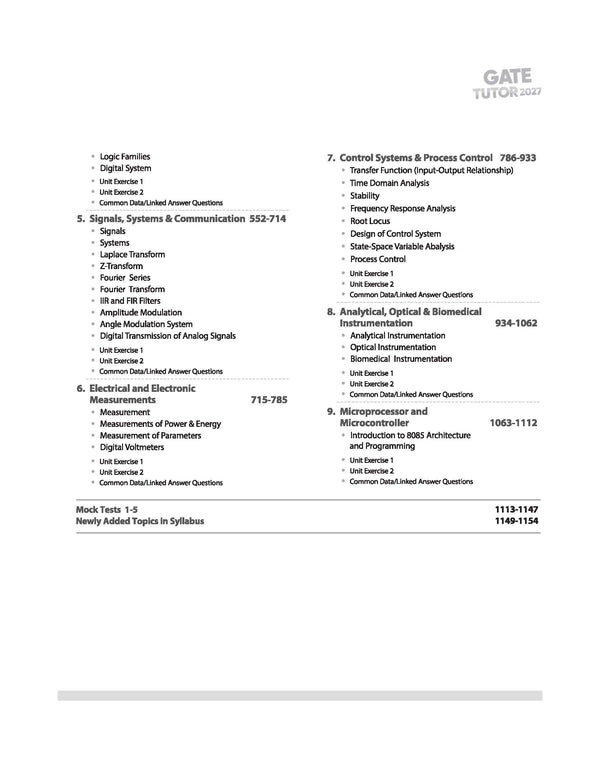 GATE Tutor 2027 Instrumentation Engineering | Solved Papers 2023–2026 & 5 Mock Tests | Complete ECE Preparation Book | Ankit Goel, Geetika