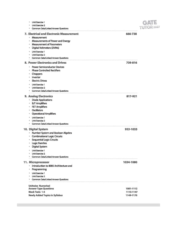 GATE Tutor 2027 Electrical Engineering | Solved Papers 2023–2026 & 5 Mock Tests | Complete ECE Preparation Book | Prashant Bharti, Er. Bhavin Juneja, Gaurav Goel