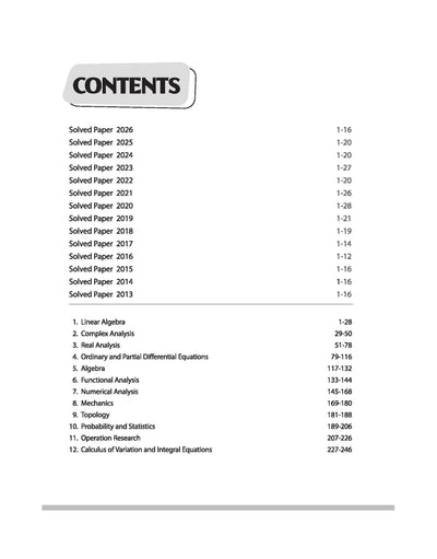 GATE Mathematics Chapterwise Solved Papers 2026–2000 |Chapterwise & Yearwise Detailed Explanations as per GATE Pattern