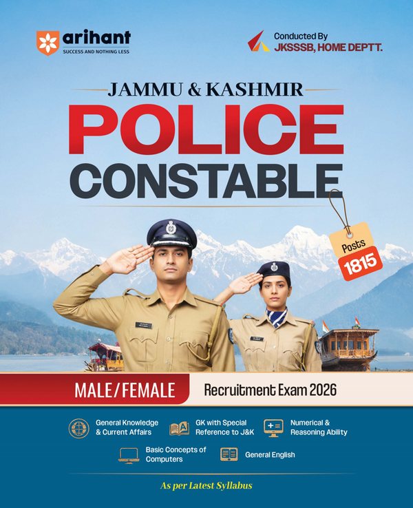 Combo of Jammu & Kashmir Police Constable 2026 & Know Your State J&K and Ladakh (GK) | With Free General Knowledge | English Medium