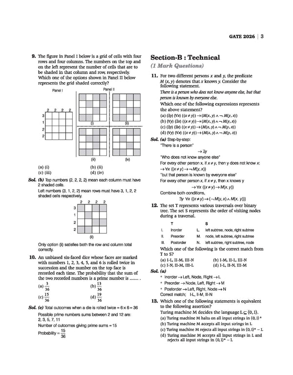 GATE Computer Science & Information Technology Chapterwise Solved Papers 2026–2000 |Chapterwise & Yearwise Detailed Explanations as per GATE Pattern