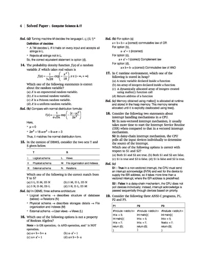 GATE Computer Science & Information Technology Chapterwise Solved Papers 2026–2000 |Chapterwise & Yearwise Detailed Explanations as per GATE Pattern