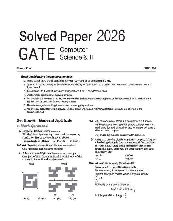 GATE Tutor 2027 Computer Science & Information Technology | Solved Papers 2023–2026 & 5 Mock Tests | Complete ECE Preparation Book | Shanti Kirupani, Prachi Jain, Amrita Mishra