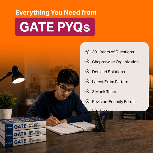 GATE Mechanical Engineering Chapterwise Solved Papers 2026–2000 |Chapterwise & Yearwise Detailed Explanations as per GATE Pattern