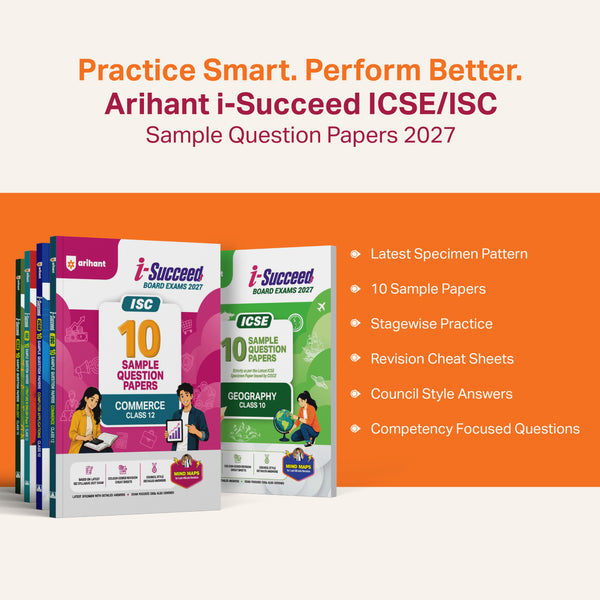 i-Succeed ICSE 10 Sample Question Papers Class 10 English Language (Paper 1) Exam 2027 | Writing Formats Prescibedby CICSE, Council Style Detailed Answers | Based on ICSE Syllabus 2027