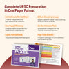 UPSC Prelims Environment | Pixel 1-Pager Revision Notes | Fast Revision, Entire Prelims GS in 1-Page Format, Concept & Fact Infographics with PYQ-Based Preparation