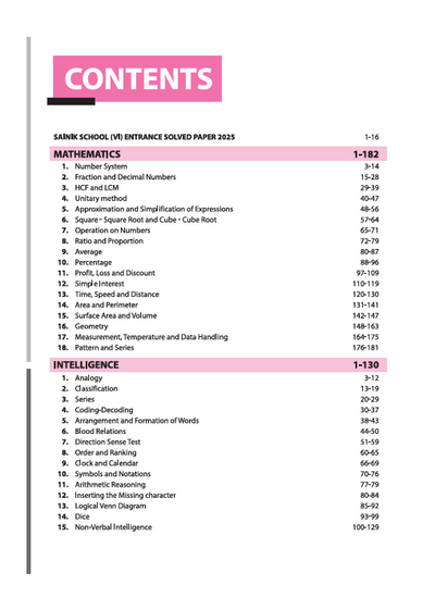 AISSEE Sainik School Class 6 Entrance Exam 2026 | Study Guide | Revised Edition 2026