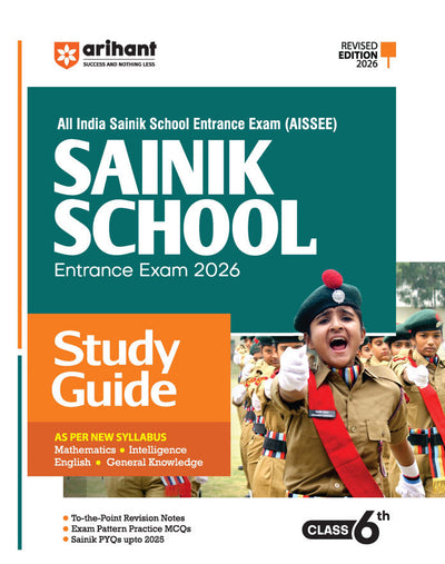 AISSEE Sainik School Class 6 Entrance Exam 2026 | Study Guide | Revised Edition 2026 