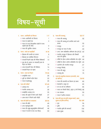 MPPSC Prelims Handwritten Notes | Unit 3 : Indian Geography | Hindi Medium