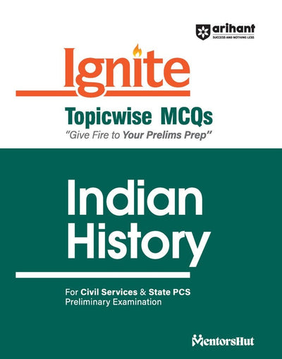 Ignite Topicwise MCQs Indian History For UPSC & State Pre Pcs Exams | English Medium