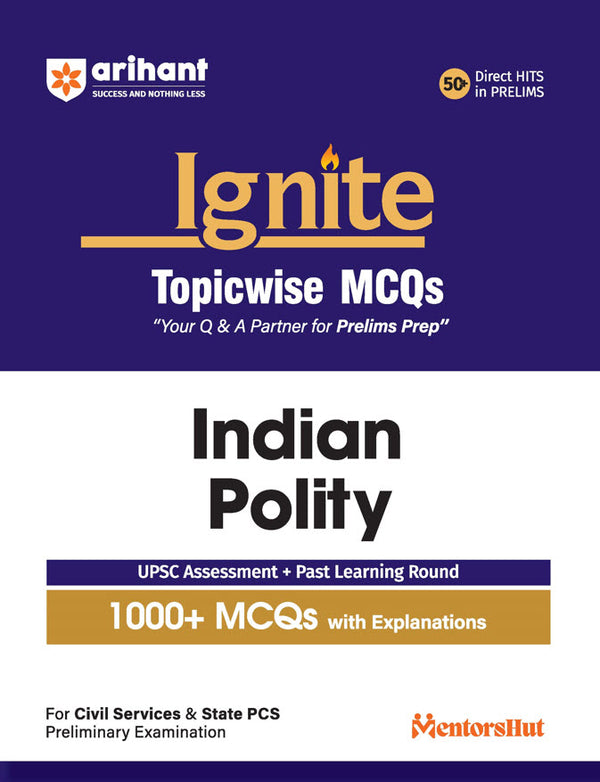 Combo of Ignite Topicwise MCQs | Art & Culture, Environment & Eco., Indian Polity, Sci. & Tech., Physical & Indian Geography, History, Eco. & Social Development | With Free Headline Current Affairs 2026 | English Medium