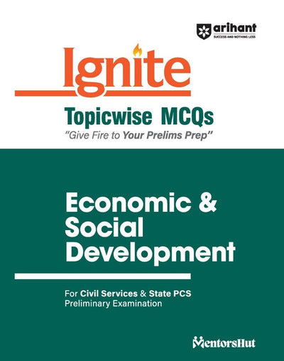 Ignite Topicwise MCQs Economics & Social Development For UPSC & State Pre Pcs Exams | English Medium