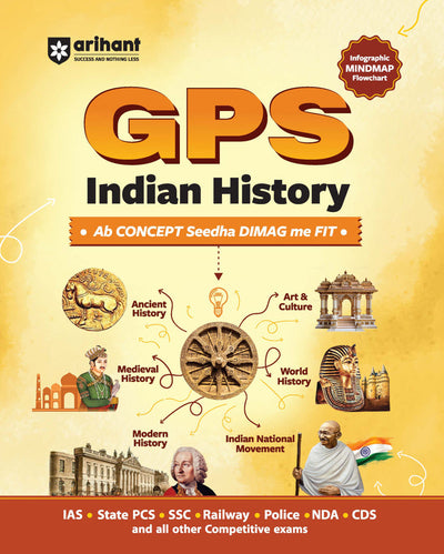 Combo of GPS | Indian History, Indian Polity, Indian Economy, Indian Geography: India and World & Indian General Science | English Medium