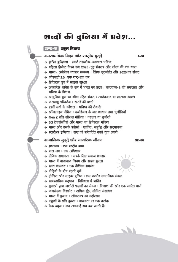 School Essay (Nibandh) & Creative Writing (Rachnatmak Lekhan) | Class 9 to 12 | 100+ Essay (Nibandh) on Major Topics | Letter Writing, Story Writing, Paragraph, Notice & Email Writing