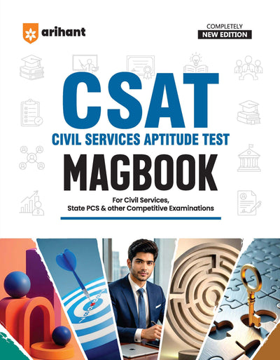 CSAT (Civil Services Aptitude Test) Magbook | Completely NEW Edition| For UPSC IAS Civil Services Prelims & Mains, State PCS & Other Competitive Examinations | English Medium