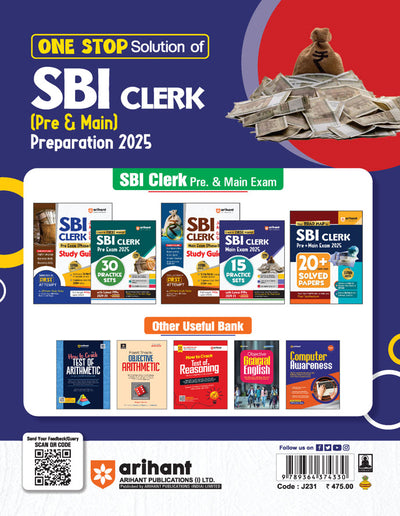 SBI Clerical Main Exam 2025 | 15 Practice Sets | English Medium