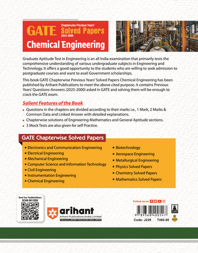 GATE Chapterwise Previous Years Solved Papers 2025-2000 | Chemical Engineering | By Nikhil Kr. Gupta