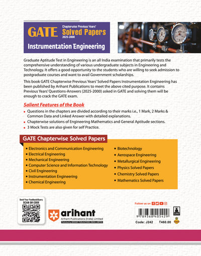 GATE Chapterwise Previous Years Solved Papers 2025-2000 | Instrumentation Engineering | By Vipul Gupta & Sumit Mohanty