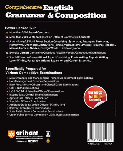 Comprehensive English Grammar & Composition