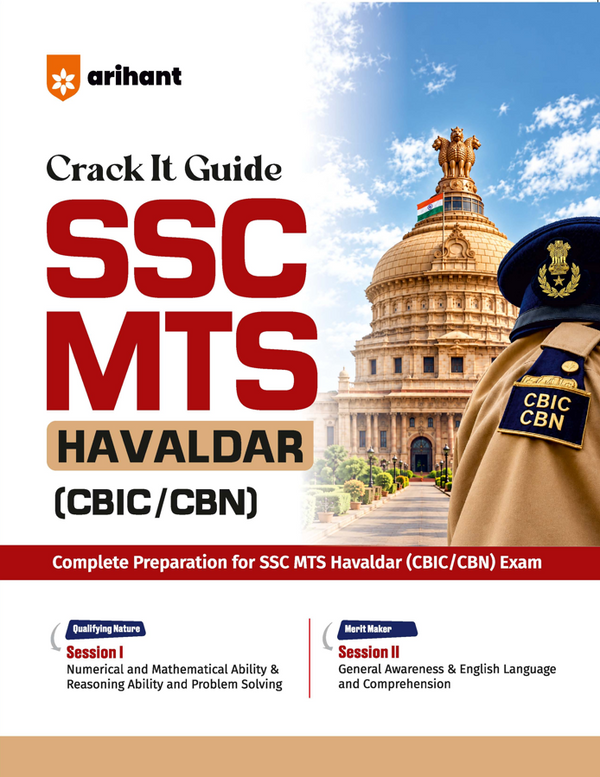 SSC MTS Havaldar 2027 Preparation Book (CBIC/CBN) | Complete Guide for Session I & II | Chapterwise Pointer, Practice MCQs, Sectional Tests, Latest Solved Papers & Cheat Sheets