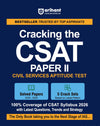 UPSC IAS Pre Exam Cracking the CSAT (Paper-2) 2026 |Solved Papers (2025-23) & 5 Crack Test Based on Latest Pattern | English  Medium